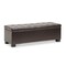 Baxton Studio Roanoke Contemporary Dark Brown Ottoman 105-5275 - alternate 1